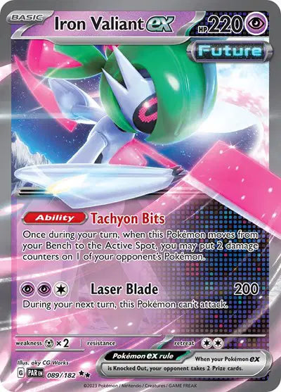 089/182 Iron Valiant EX - Paradox Rift