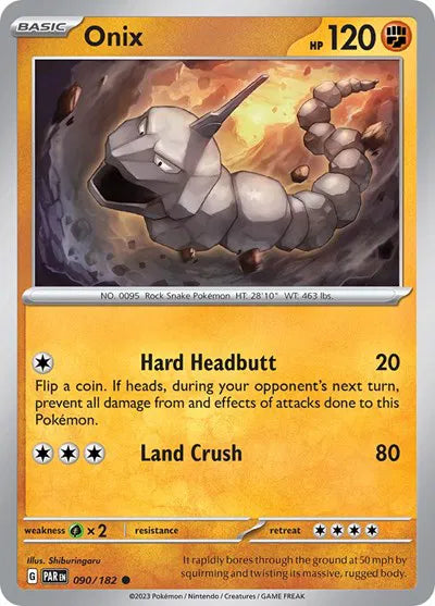 090/182 Onix Reverse Holo - Paradox Rift