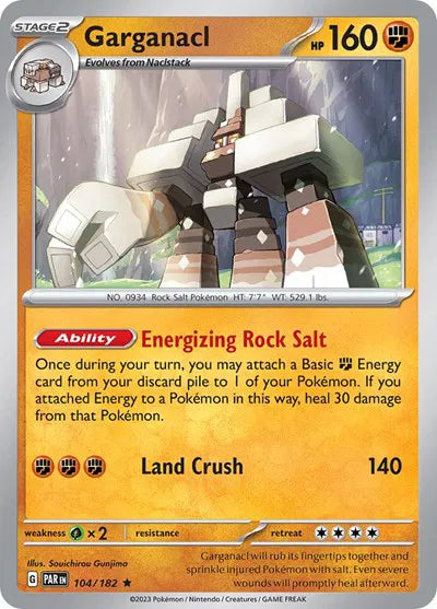 104/182 Garganacl Holofoil - Paradox Rift