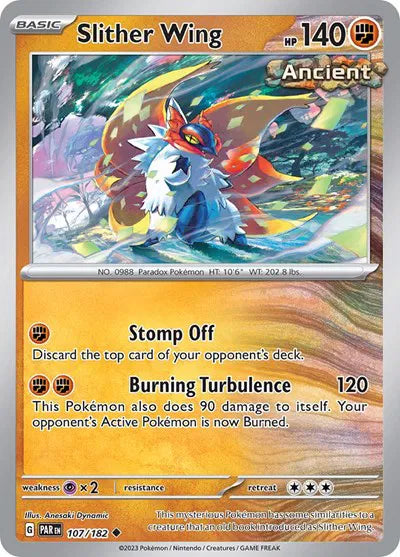 107/182 Slither Wing Reverse Holo - Paradox Rift