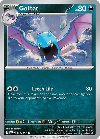 111/182 Golbat Reverse Holo - Paradox Rift