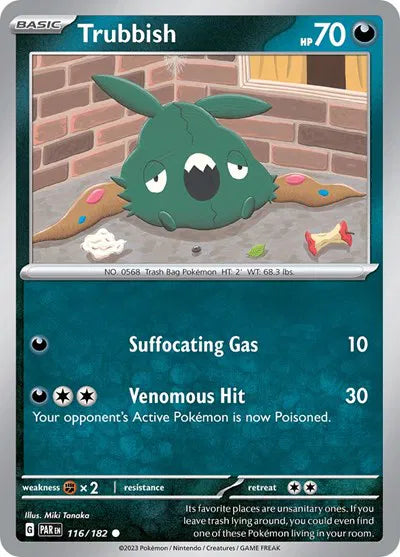 116/182 Trubbish Reverse Holo - Paradox Rift