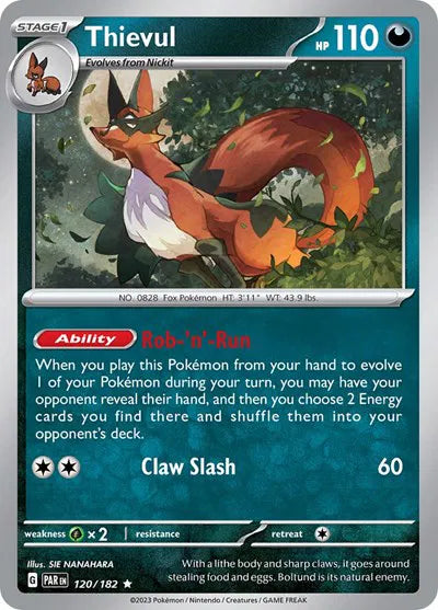120/182 Thievul Reverse Holo - Paradox Rift