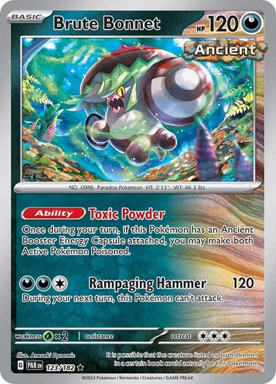 123/182 Brute Bonnet Holofoil - Paradox Rift