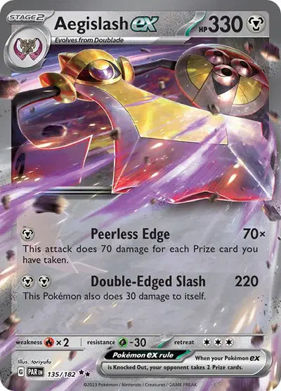 135/182 Aegislash EX - Paradox Rift