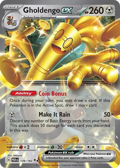 139/182 Gholdengo EX - Paradox Rift