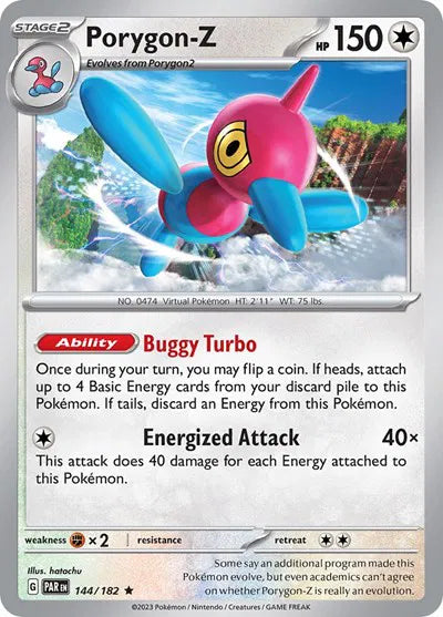144/182 Porygon-Z Holofoil - Paradox Rift