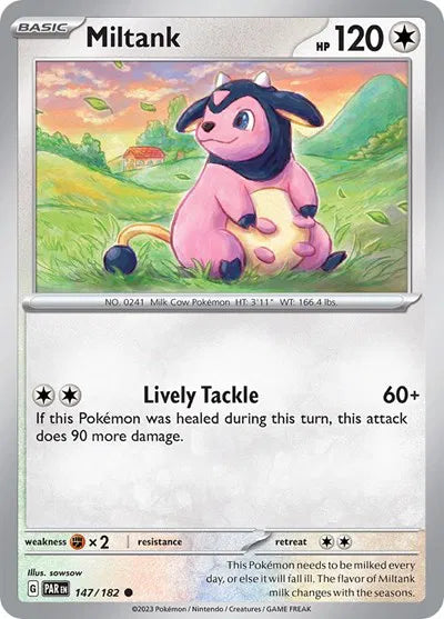 147/182 Miltank Reverse Holo - Paradox Rift