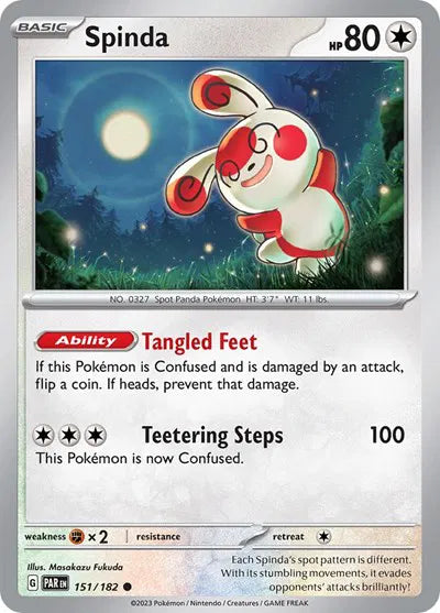 151/182 Spinda Reverse Holo - Paradox Rift