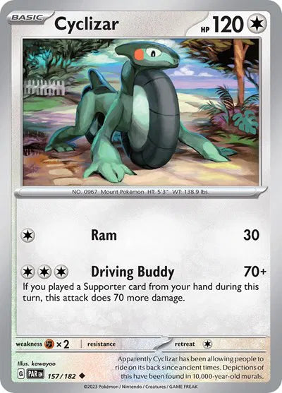 157/182 Cyclizar Reverse Holo - Paradox Rift