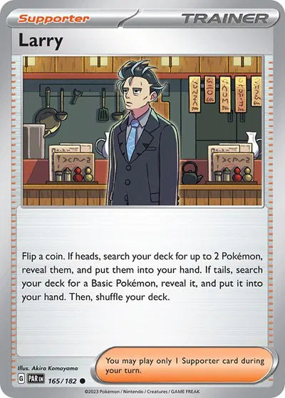165/182 Larry Reverse Holo - Paradox Rift