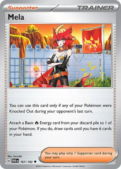 167/182 Mela Reverse Holo - Paradox Rift