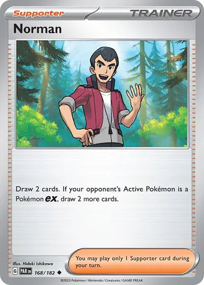 168/182 Norman Reverse Holo - Paradox Rift