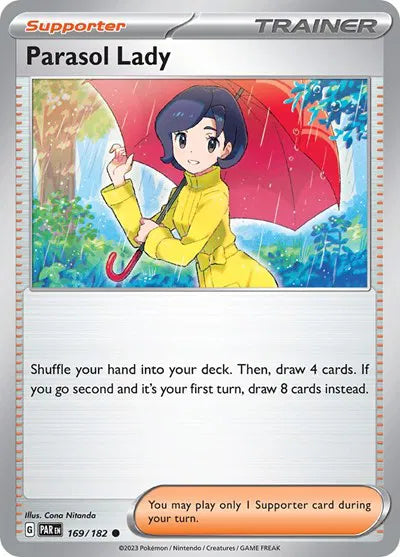 169/182 Parasol Lady Reverse Holo - Paradox Rift