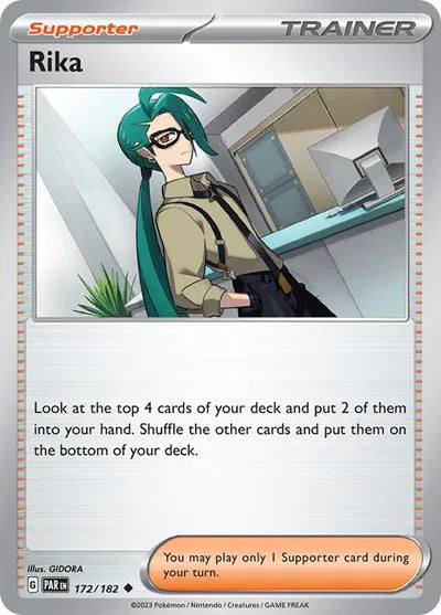 172/182 Rika Reverse Holo - Paradox Rift
