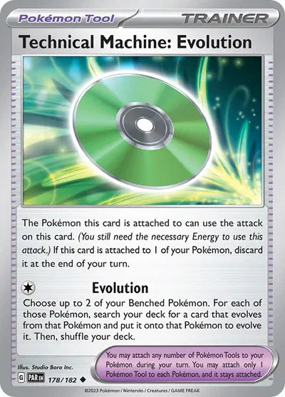 178/182 Technical Machine: Evolution Reverse Holo - Paradox Rift