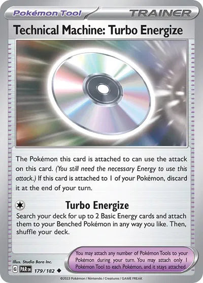 179/182 Technical Machine: Turbo Energize Reverse Holo - Paradox Rift