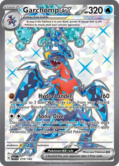 219/182 Garchomp EX - Paradox Rift