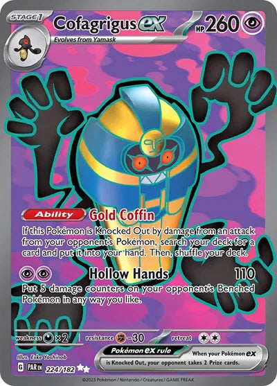 224/182 Cofagrigus EX - Paradox Rift