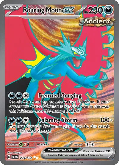 229/182 Roaring Moon EX - Paradox Rift