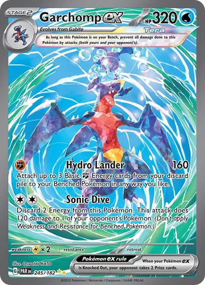 245/182 Garchomp EX - Paradox Rift