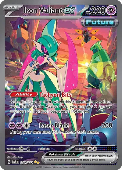 249/182 Iron Valiant EX - Paradox Rift