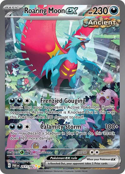 251/182 Roaring Moon EX - Paradox Rift