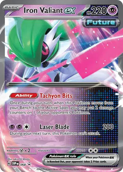 SVP 068 Iron Valiant EX - SVP Black Star Promo