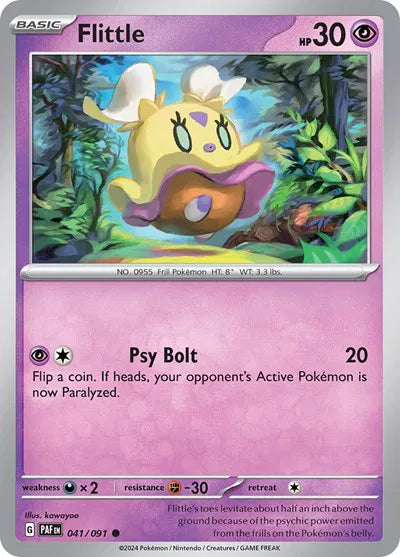 041/091 Flittle Reverse Holo - Paldean Fates