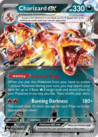 054/091 Charizard EX - Paldean Fates