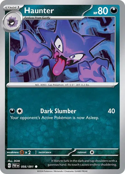 056/091 Haunter Reverse Holo - Paldean Fates