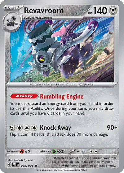 065/091 Revavroom Holofoil - Paldean Fates