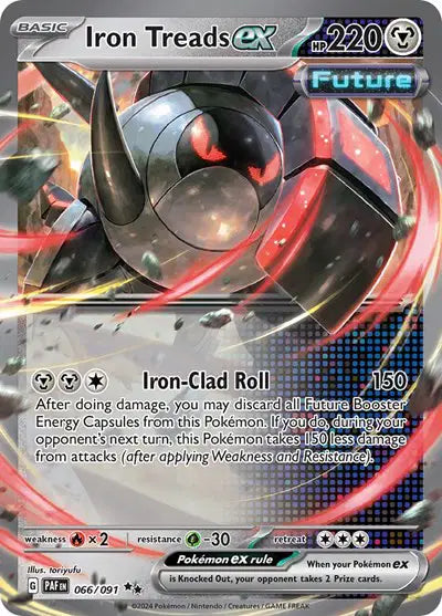 066/091 Iron Treads EX - Paldean Fates