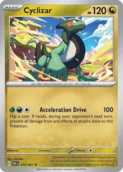 070/091 Cyclizar Holofoil - Paldean Fates