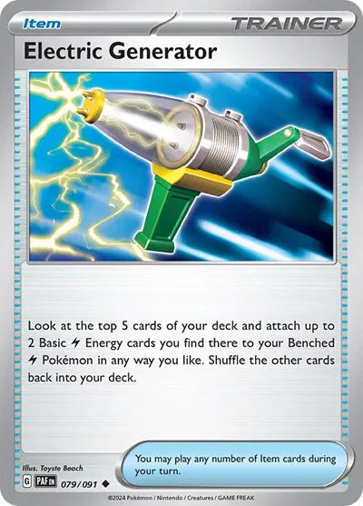 079/091 Electric Generator Reverse Holo