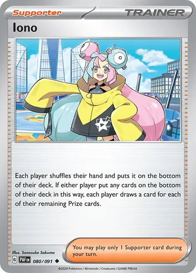 080/091 Iono Reverse Holo - Paldean Fates