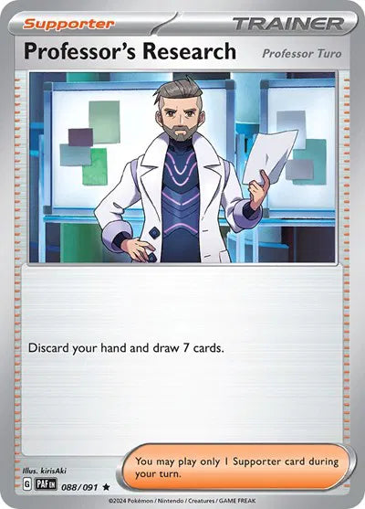 088/091 Professor's Research Holofoil - Paldean Fates