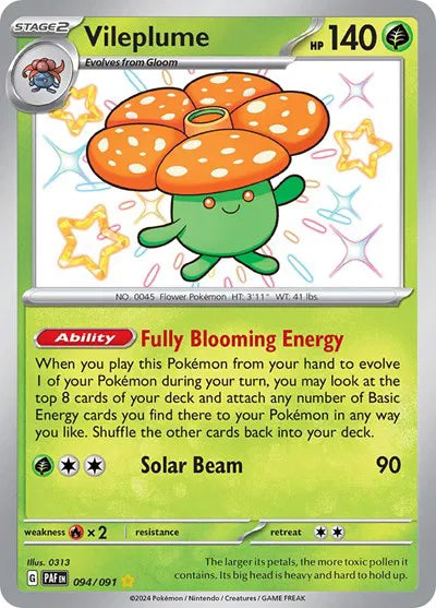 094/091 Vileplume - Paldean Fates