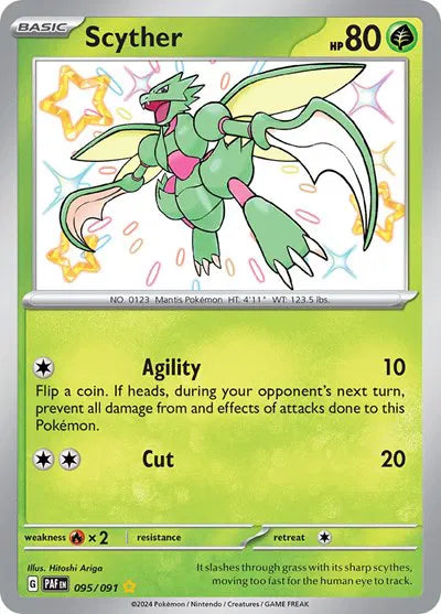 095/091 Scyther - Paldean Fates