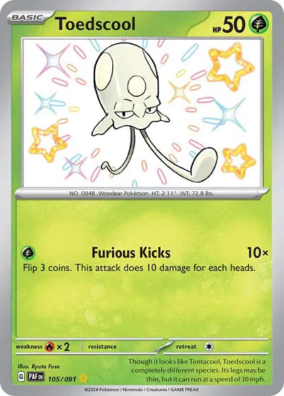 105/091 Toedscool - Paldean Fates