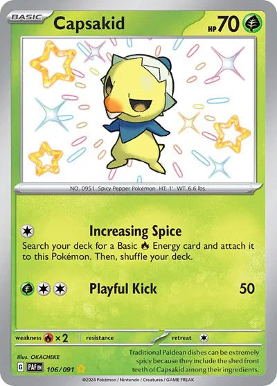 106/091 Capsakid - Paldean Fates