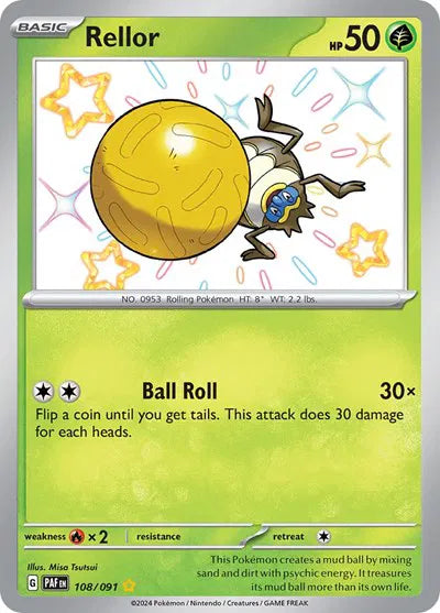 108/091 Rellor - Paldean Fates