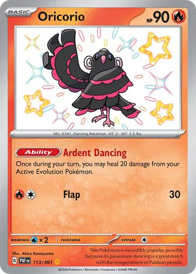 113/091 Oricorio - Paldean Fates