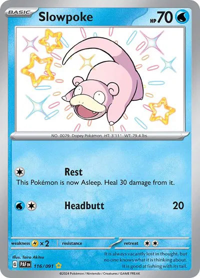 116/091 Slowpoke - Paldean Fates