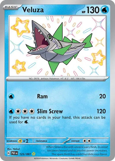 125/091 Veluza - Paldean Fates