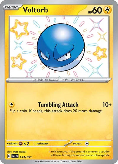 133/091 Voltorb - Paldean Fates