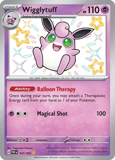 147/091 Wigglytuff - Paldean Fates