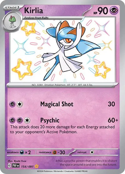 154/091 Kirlia - Paldean Fates
