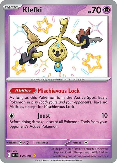 159/091 Klefki - Paldean Fates