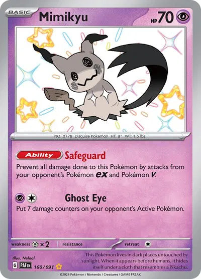 160/091 Mimikyu - Paldean Fate